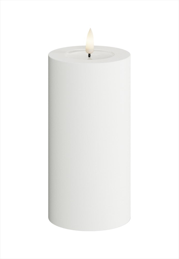 LED Blockljus Utomhus Vit 7,5x15 cm DeluxeHomeart