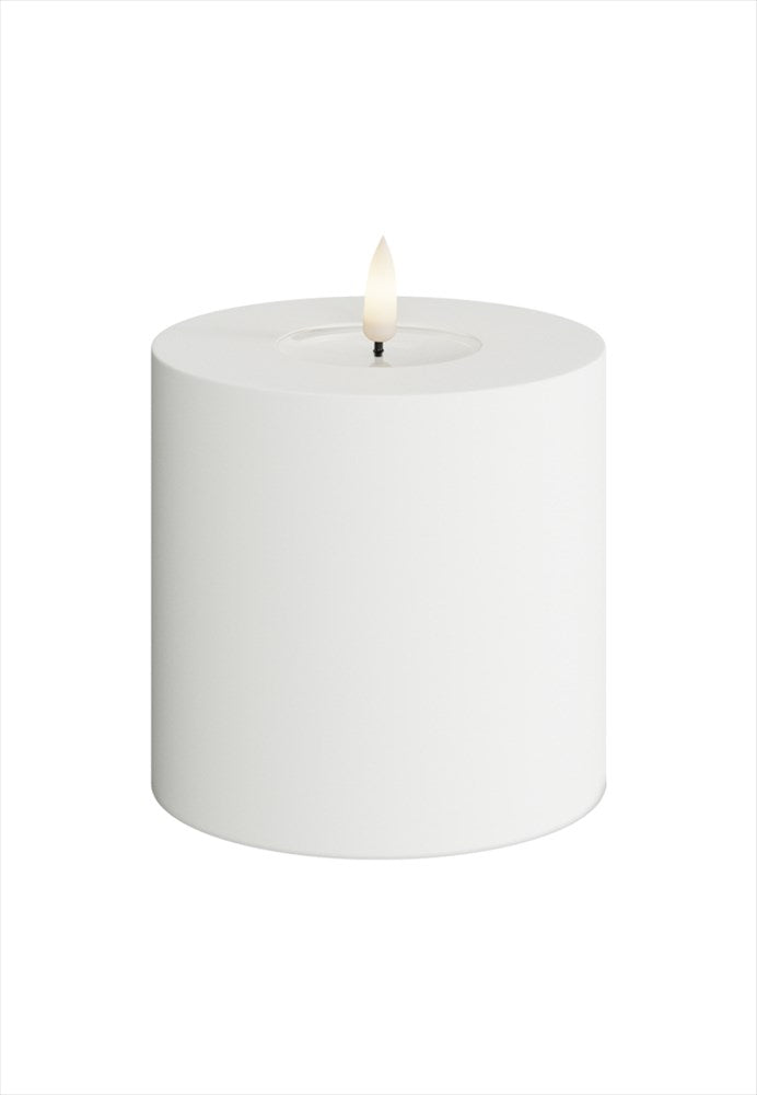 LED Blockljus Utomhus Vit 10x10 cm DeluxeHomeart