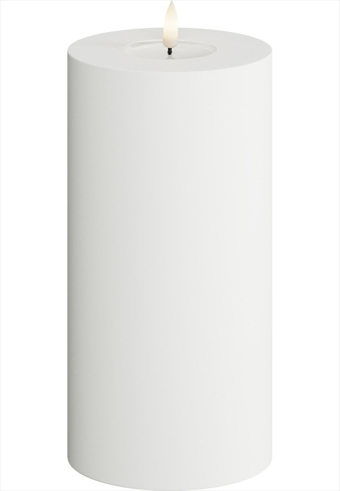 LED Blockljus Utomhus Vit 10x20 cm DeluxeHomeart