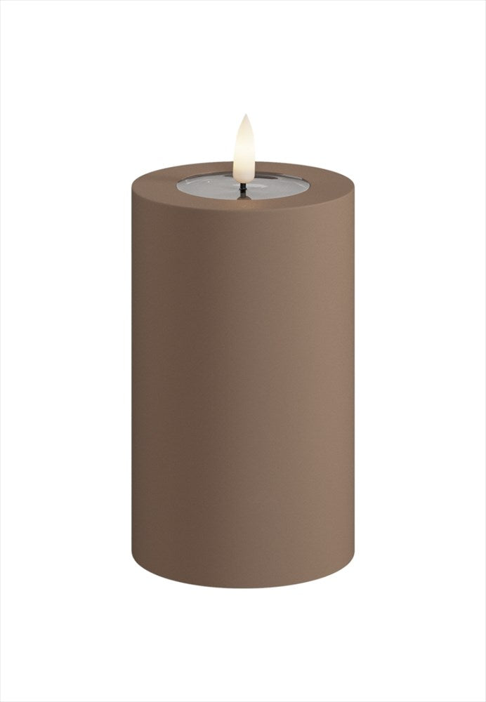 LED Blockljus Utomhus Mocca 7,5x12,5 cm DeluxeHomeart