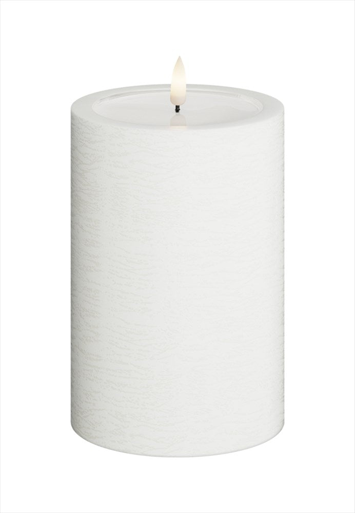 Unique LED Blockljus Vit 10x15 cm Unique Candles