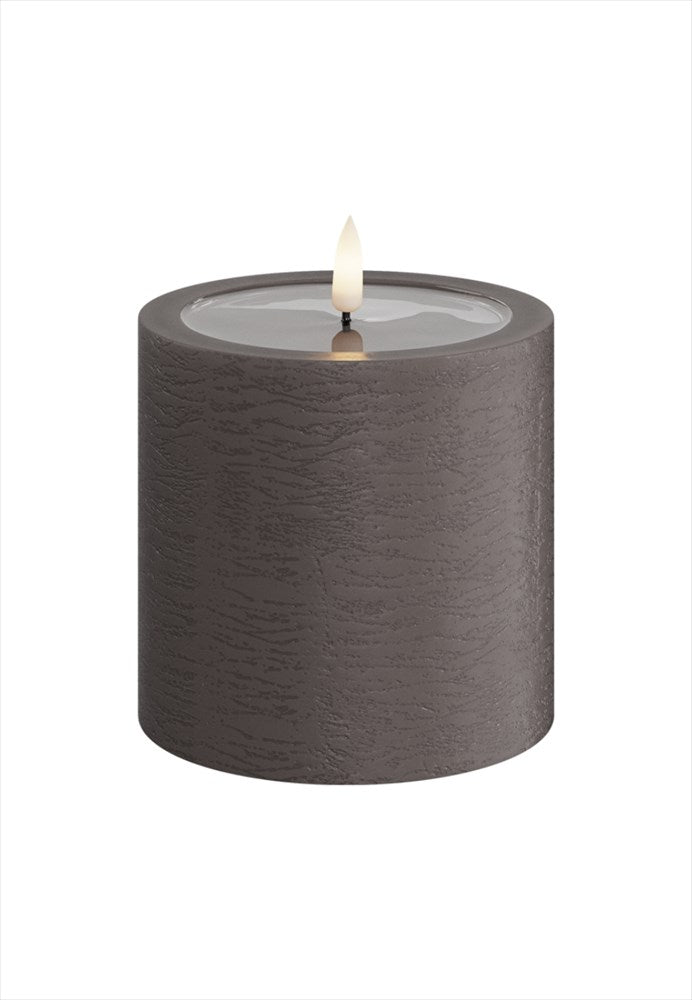 Unique LED Blockljus Mocca 10x10 cm Unique Candles