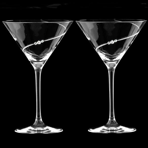 New Pen Cocktailglas med Swarovski-kristaller 2 st MATRIVO