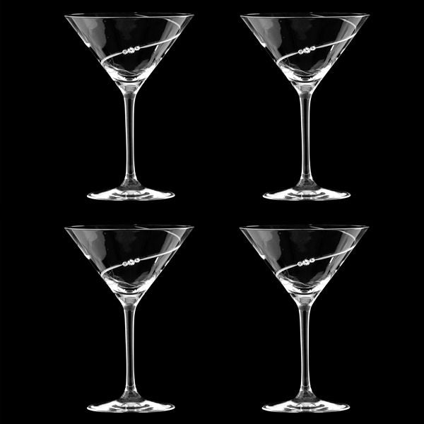 New Pen Cocktailglas med Swarovski-kristaller 4 st MATRIVO
