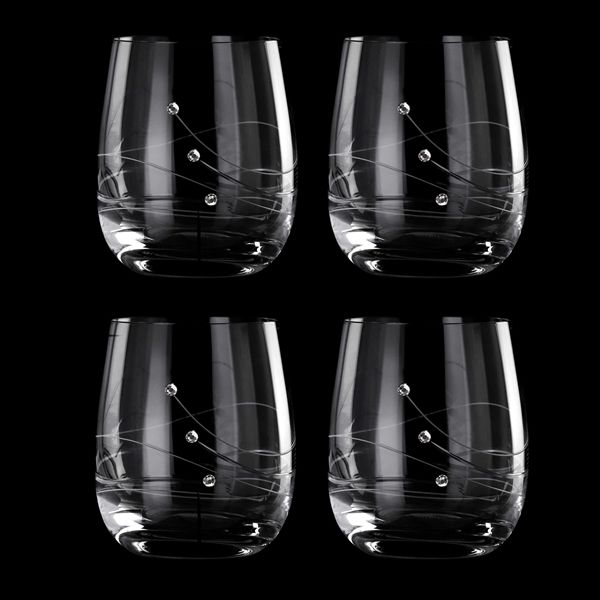 Clio - Tumbler med Swarovski-kristaller Tumblerglas MATRIVO