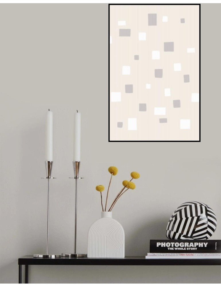 Affisch - Abstract Squares Pelcasa