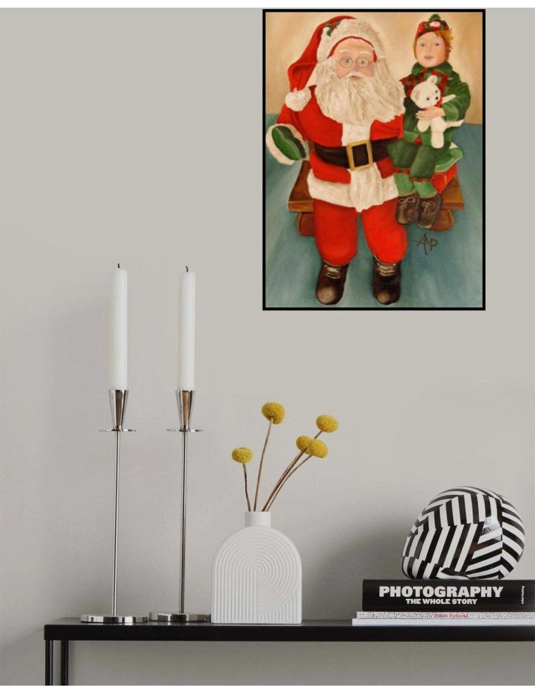 Affisch - Ask Santa Pelcasa 21x30 cm