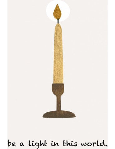 Affisch - Be A Light Pelcasa