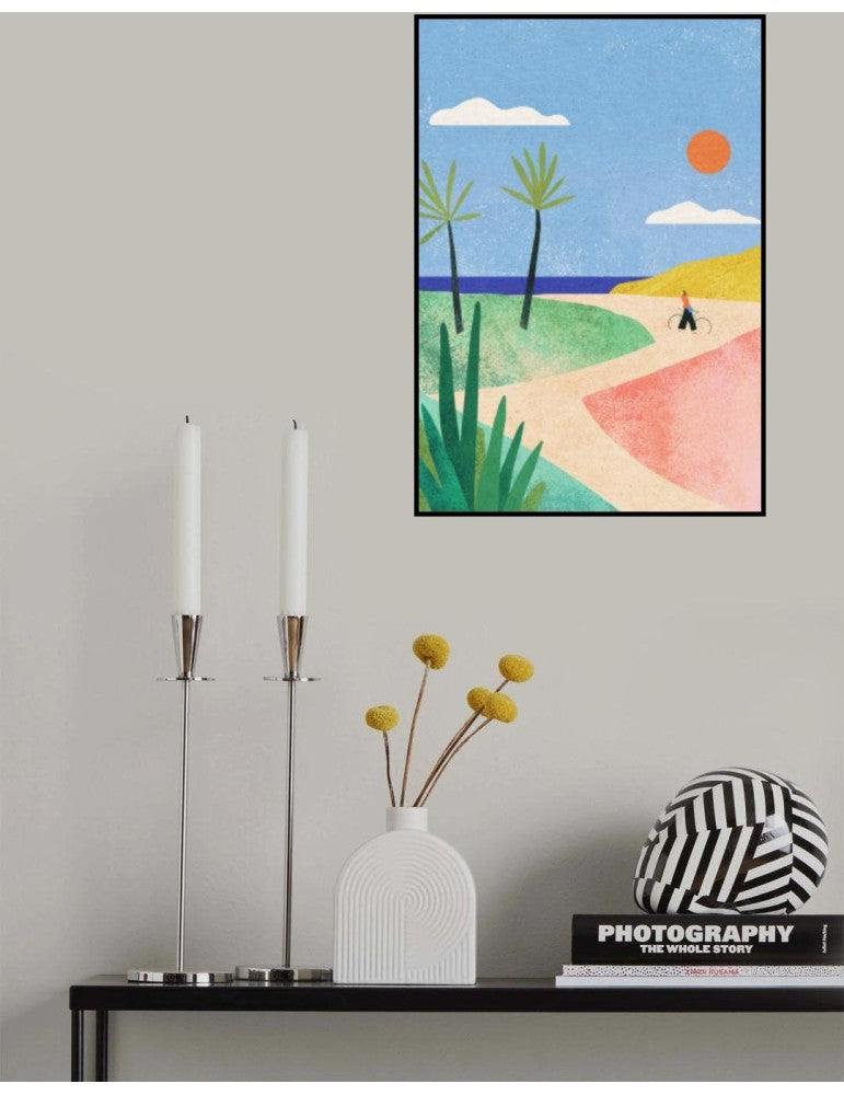 Affisch - Beach Girl Pelcasa