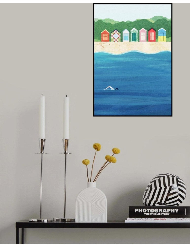 Affisch - Beach Huts Pelcasa