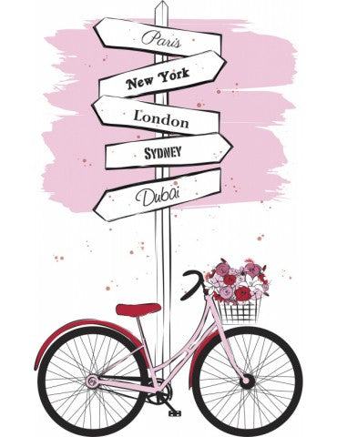 Affisch - Bike Travels Pelcasa 21x30