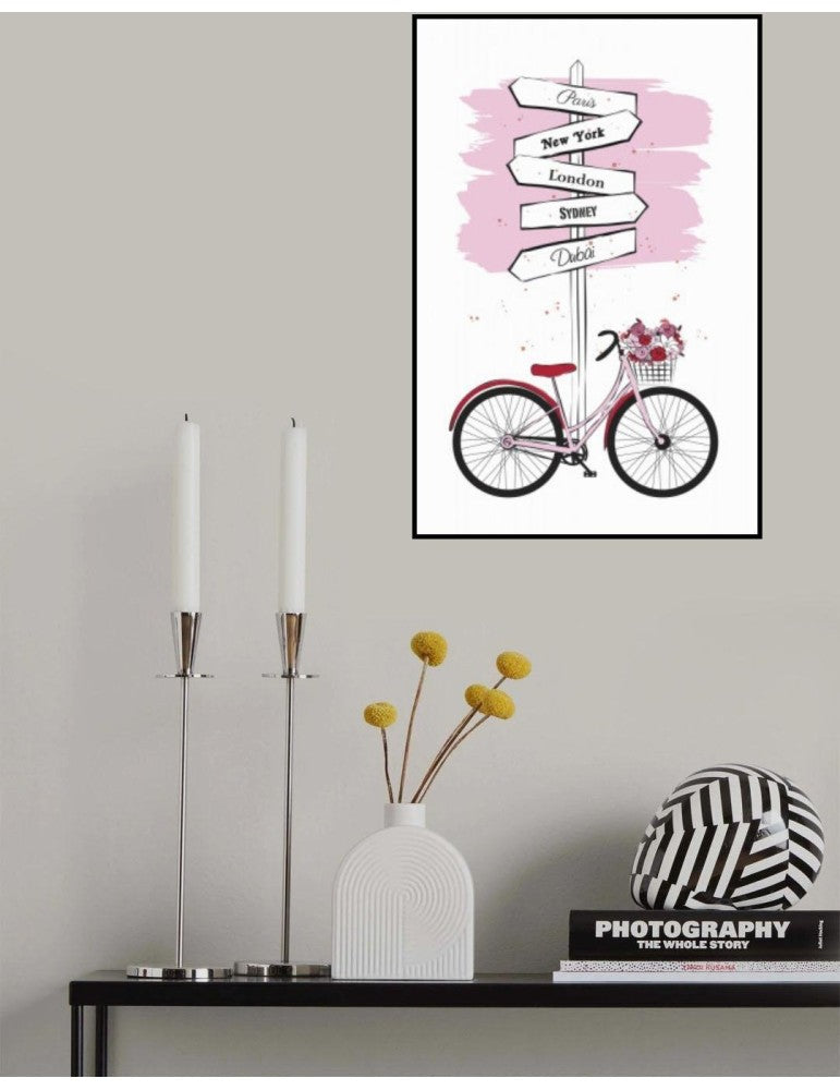 Affisch - Bike Travels Pelcasa