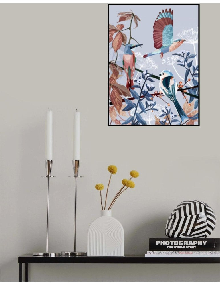 Affisch - Birds Of Winter Pelcasa