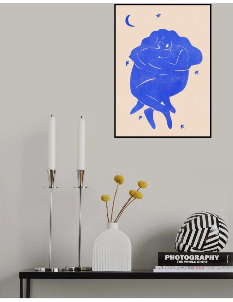 Affisch - Blue Lovers Pelcasa