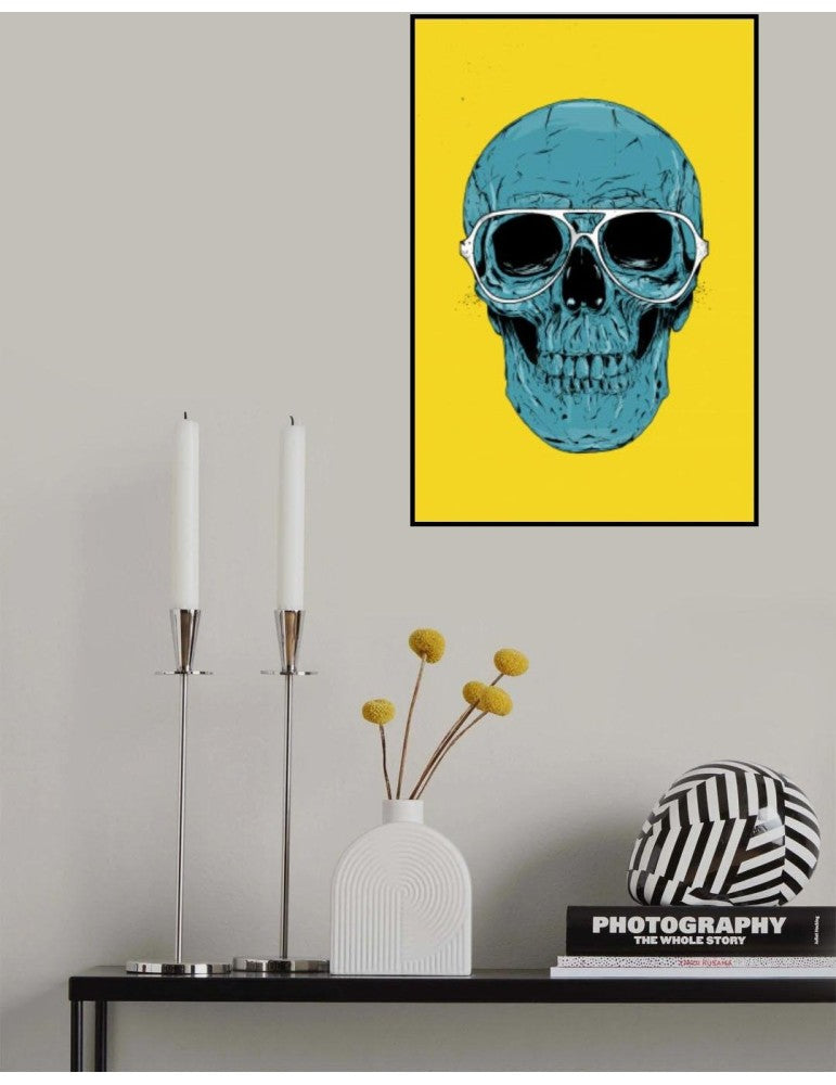 Affisch - Blue Skull Pelcasa