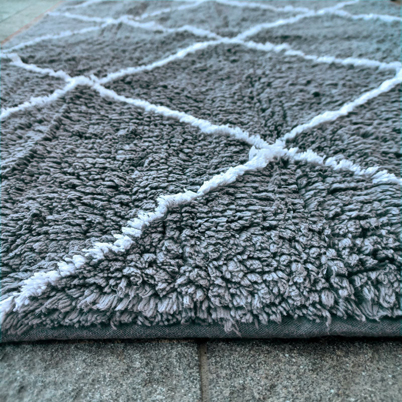 Matta Romb 50x70 cm grå/vit Etol