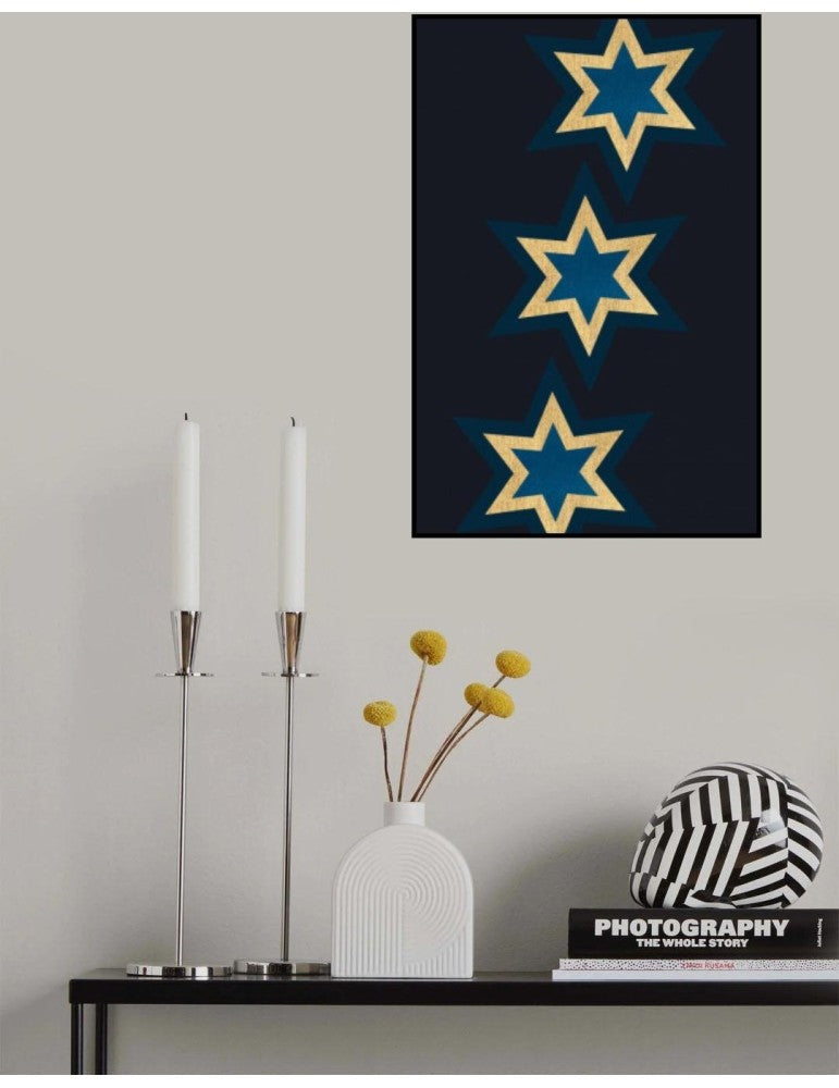 Affisch - Bright Lights To Guide (Vers.2) Pelcasa 21x30 cm