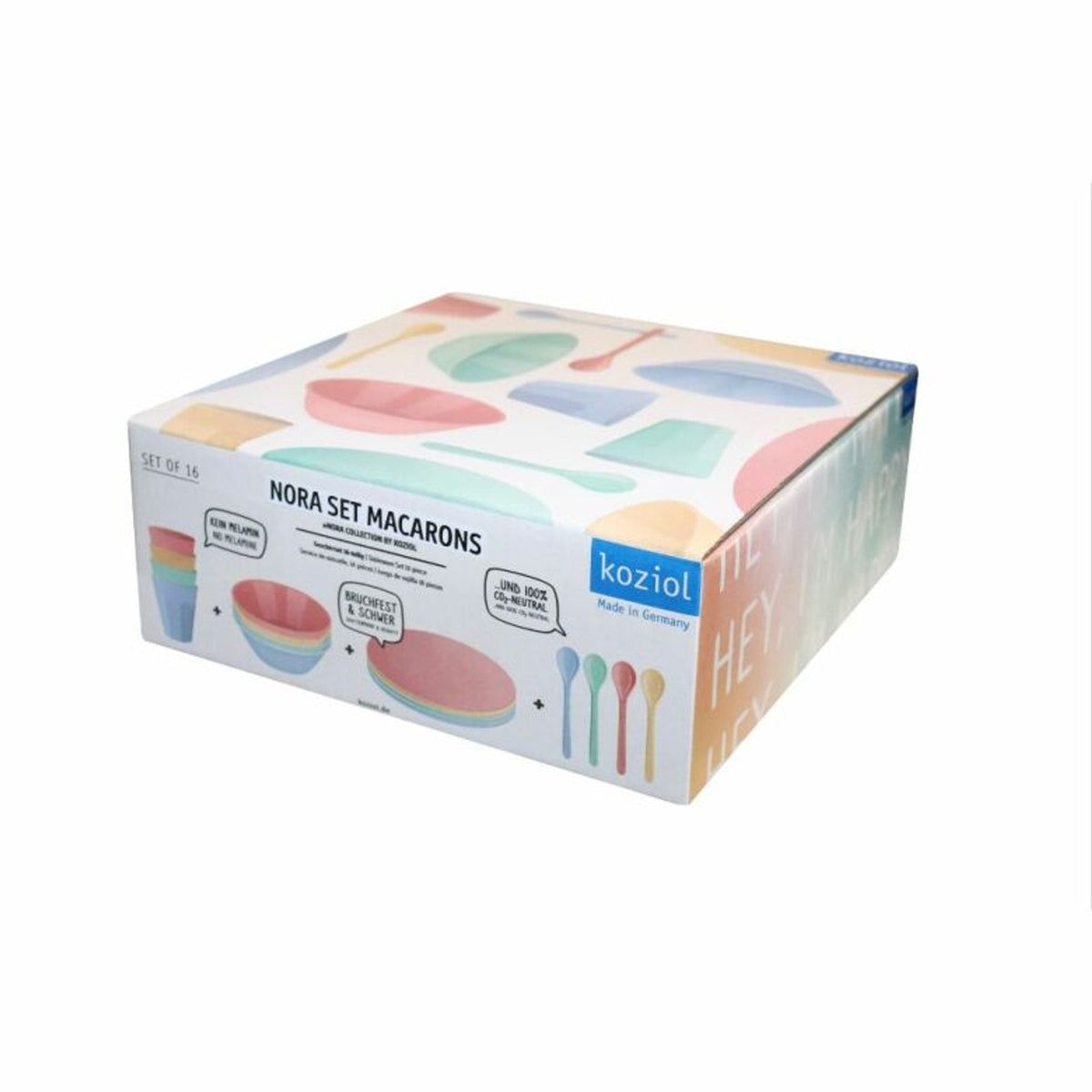 Servis Nora Macarons 16 delar Multifärg från Koziol