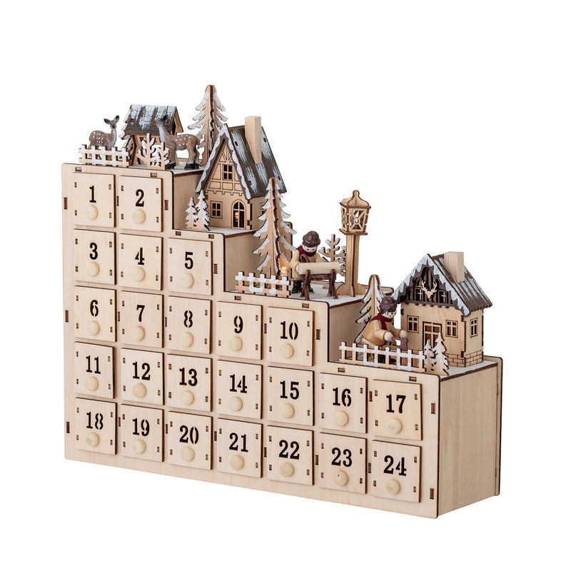 Richie-kalender med ljus - natur Bloomingville