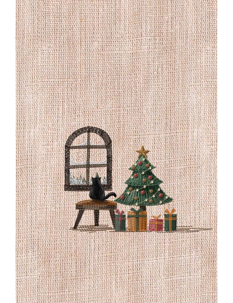 Affisch - Cat In Cozy Room Pelcasa 21x30 cm