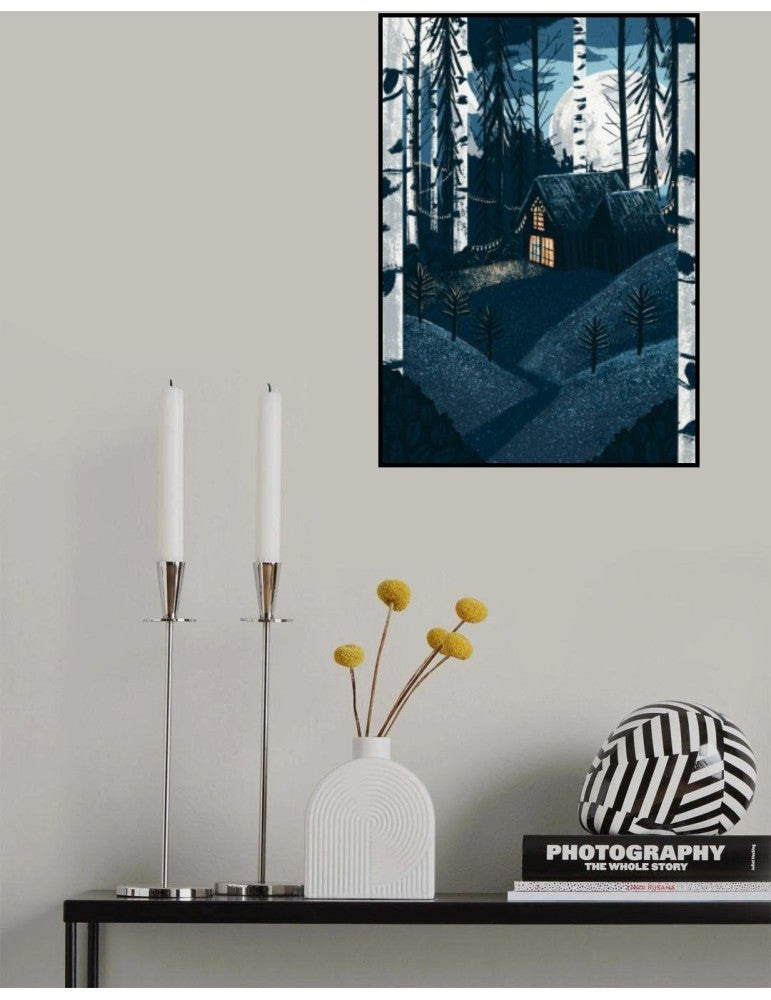 Affisch - Christmas Cabin Pelcasa