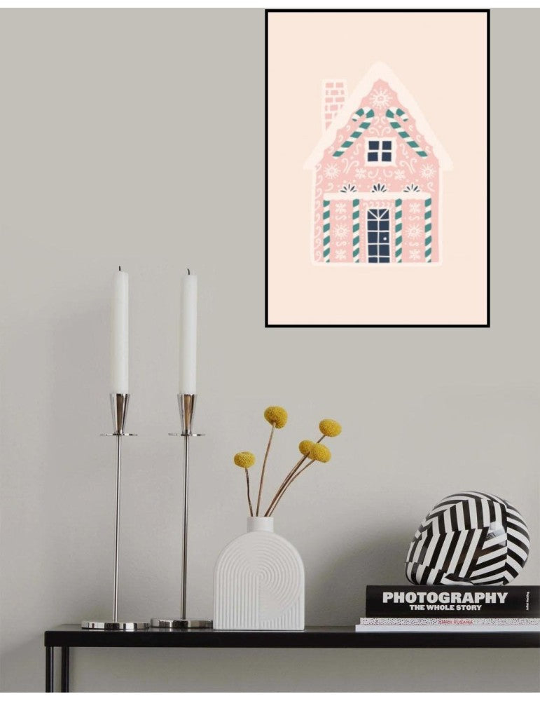 Affisch - Christmas Gingerbread House Pelcasa