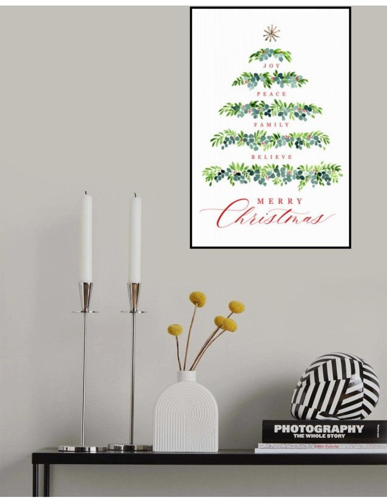 Affisch - Christmas Tree Of Wishes Pelcasa 21x30 cm