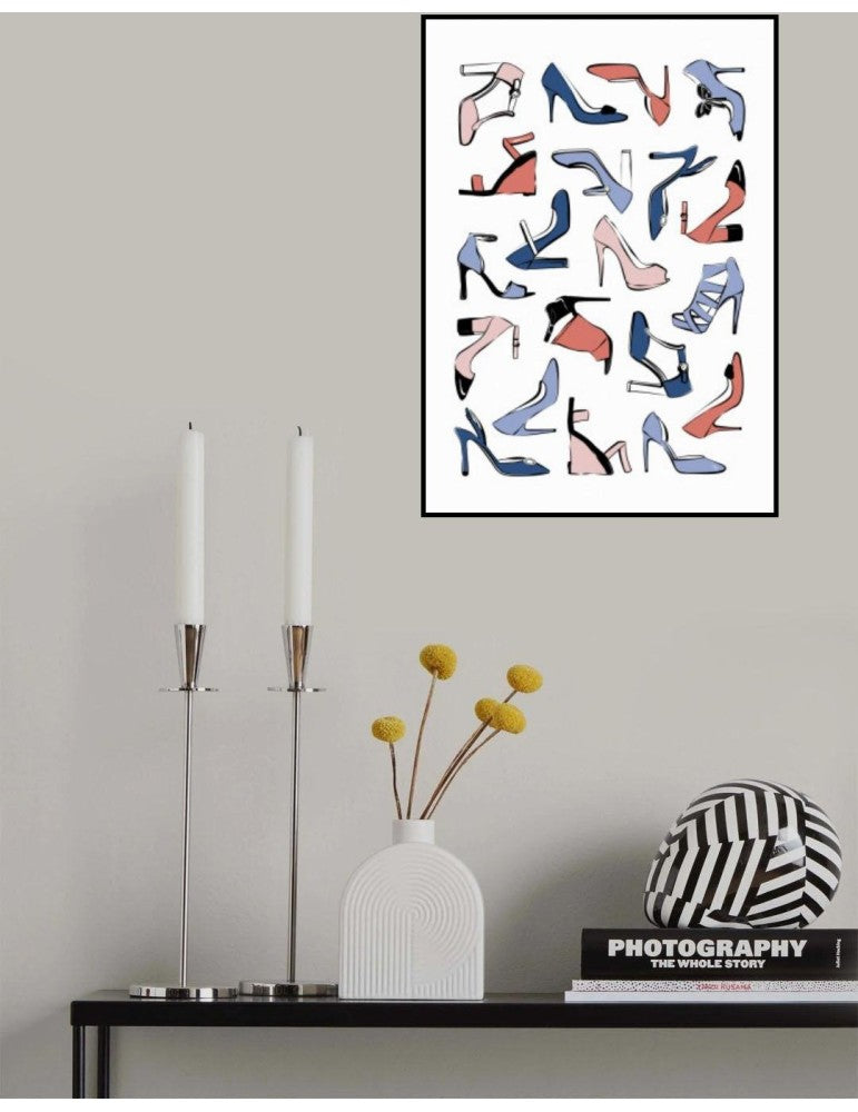 Affisch - Colourful Heels Pelcasa 21x30