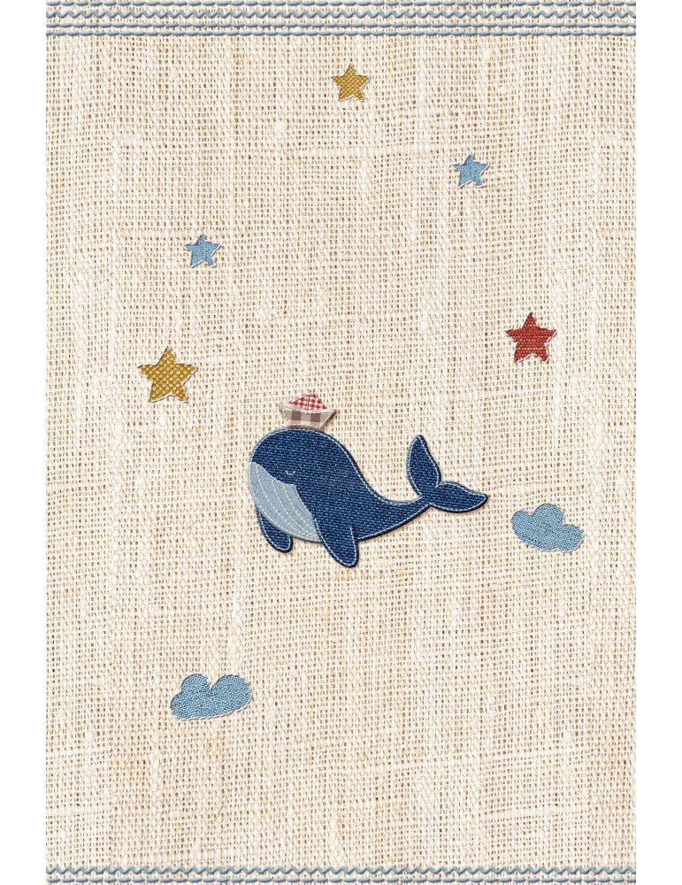 Affisch - Cute Whale Pelcasa 21x30