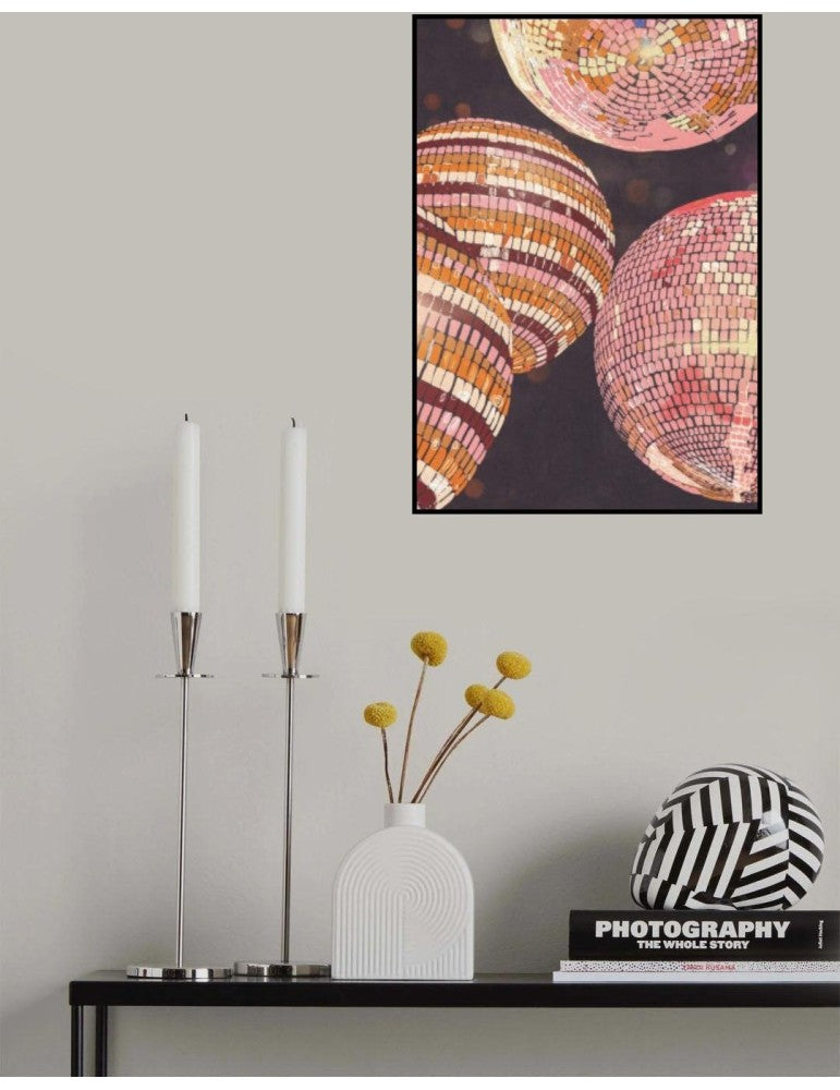 Affisch - Disco Balls Pelcasa 21x30