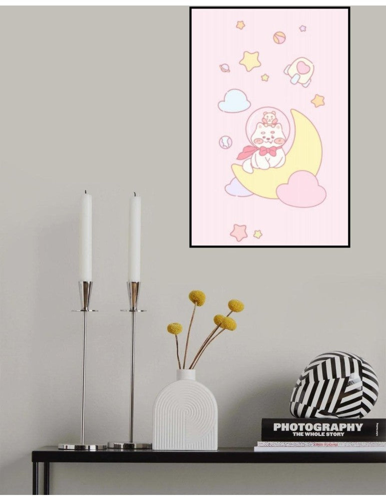 Affisch - Dog And Hamster In Space Pelcasa