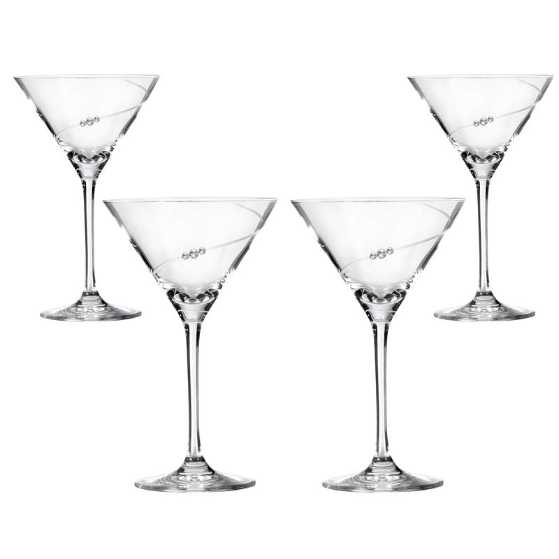 New Pen Cocktailglas med Swarovski-kristaller 4 st MATRIVO