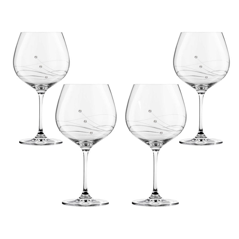 Clio Ginglas med Swarovski-kristaller - 4 st MATRIVO