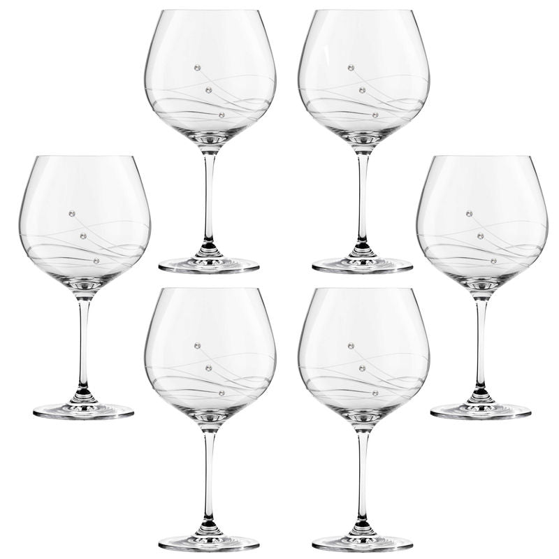 Clio Ginglas med Swarovski-kristaller - 6 st MATRIVO