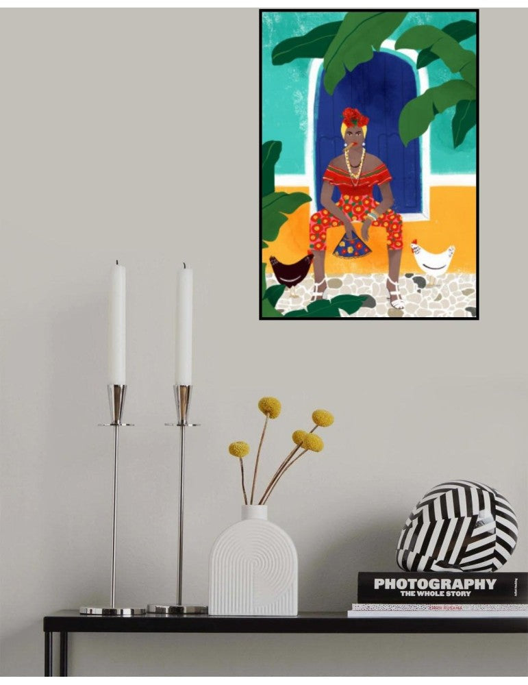 Affisch - Femm Au Cigare Pelcasa