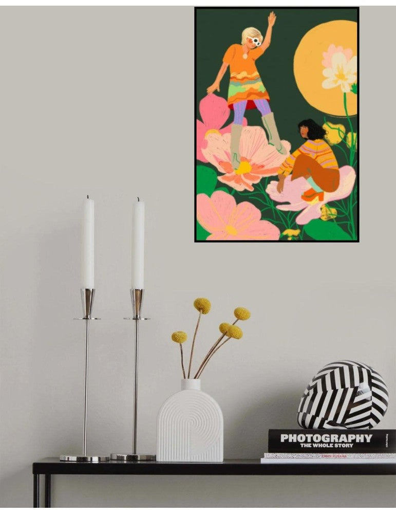 Affisch - Floral Home Pelcasa