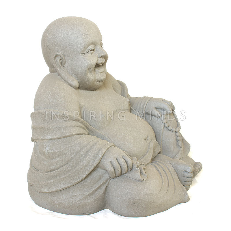 Sittande Lycklig Buddha 40cm - Staty Boeddha Beelden