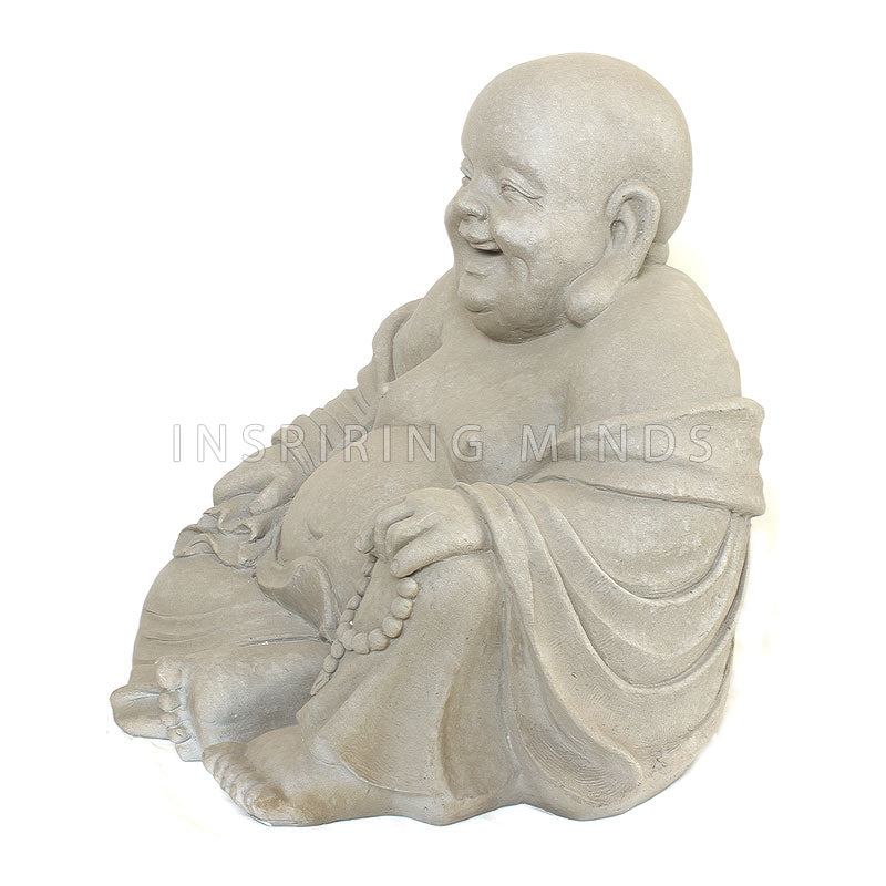 Sittande Lycklig Buddha 40cm - Staty Boeddha Beelden