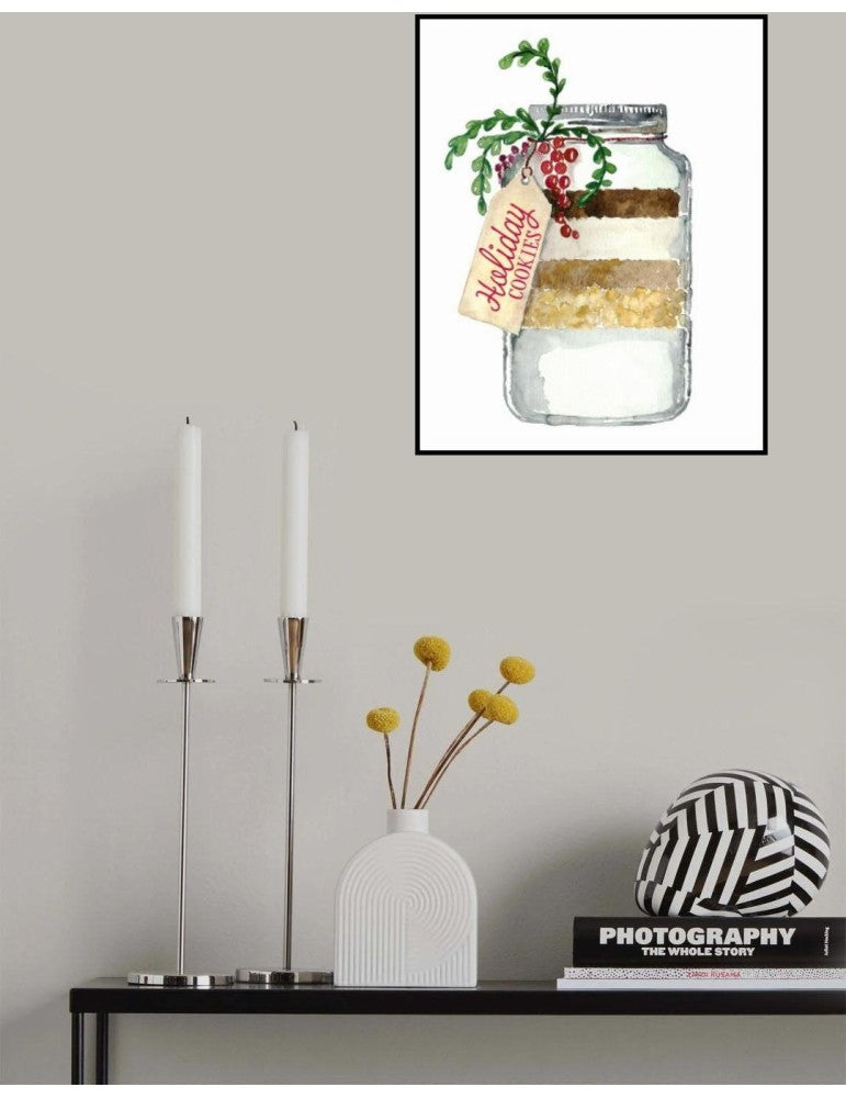 Affisch - Holiday Cookies In A Jar Pelcasa