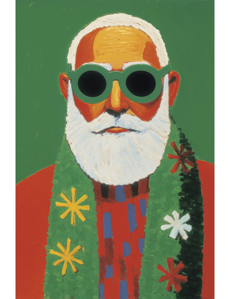 Affisch - Holiday Santa Pelcasa 21x30 cm