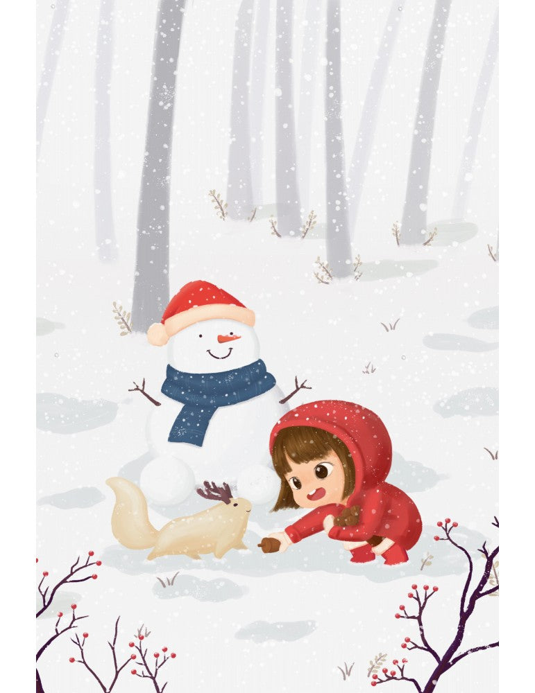 Affisch - Joyful Winter Pelcasa 21x30 cm