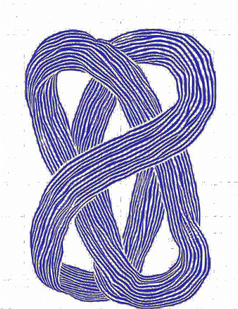 Affisch - Knots No 3 Pelcasa 21x30