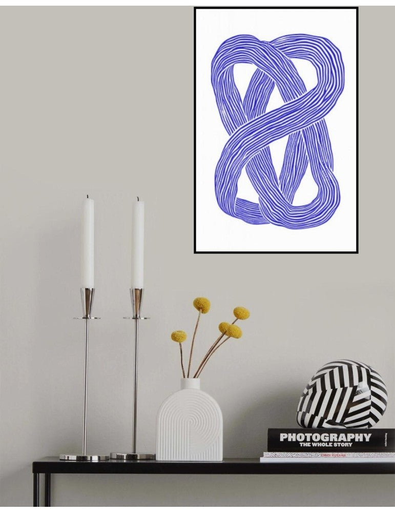 Affisch - Knots No 3 Pelcasa