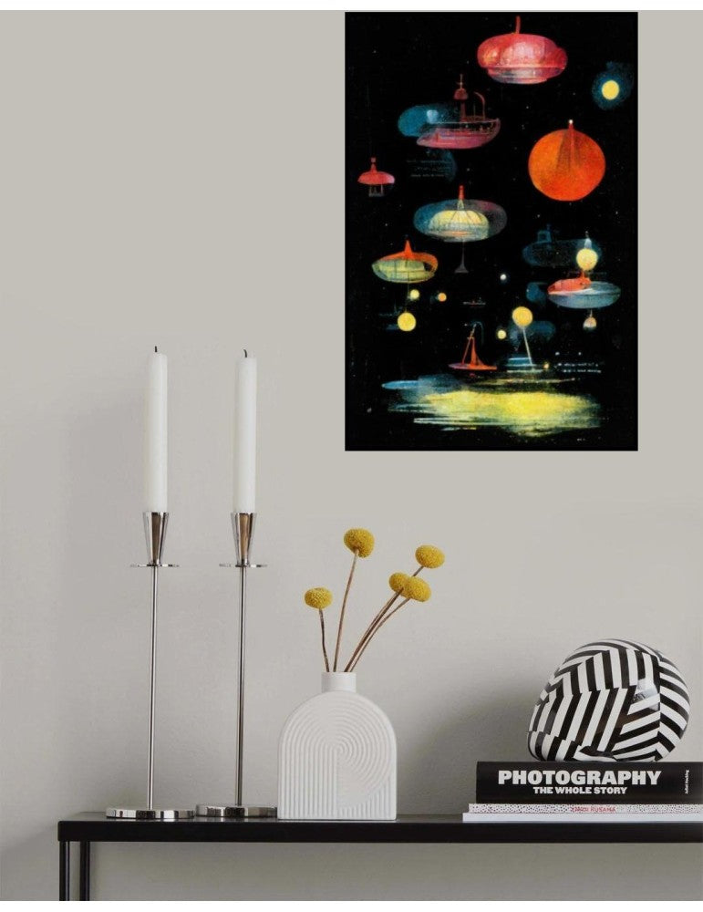 Affisch - Lanterns Pelcasa 21x30