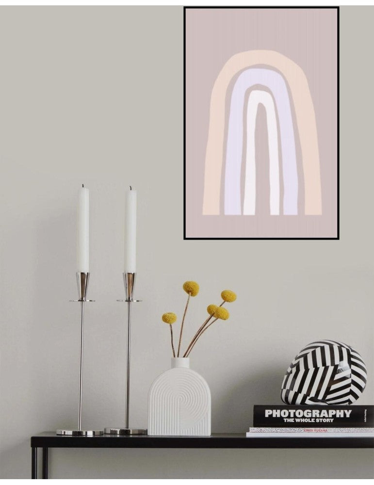 Affisch - Minimal Rainbow No 1 Pelcasa