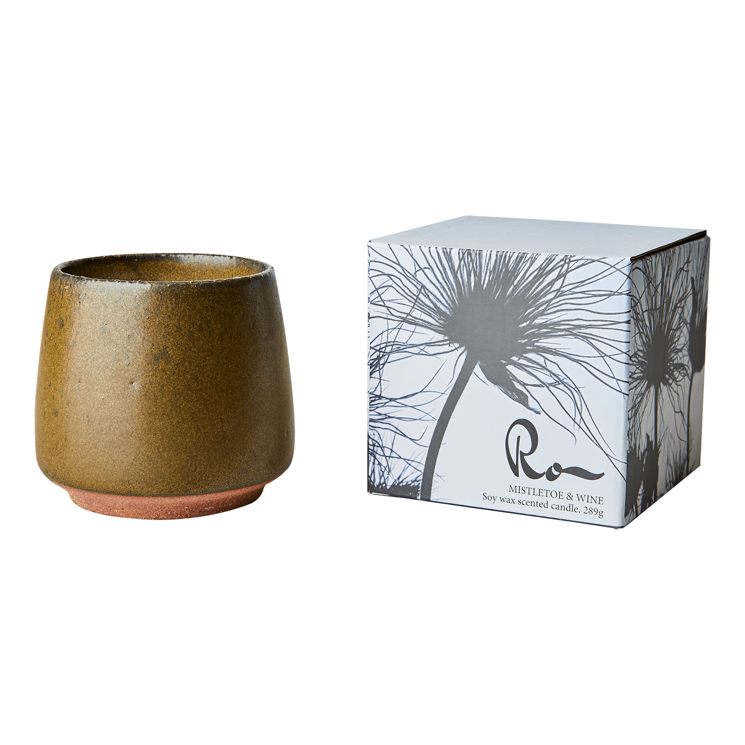 RO Doftljus Mistletoe & wine, Olivgrön Doftljus Affari of Sweden