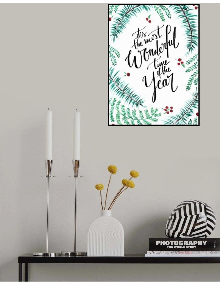 Affisch - Most Wonderful Time Of The Year Pelcasa 21x30 cm