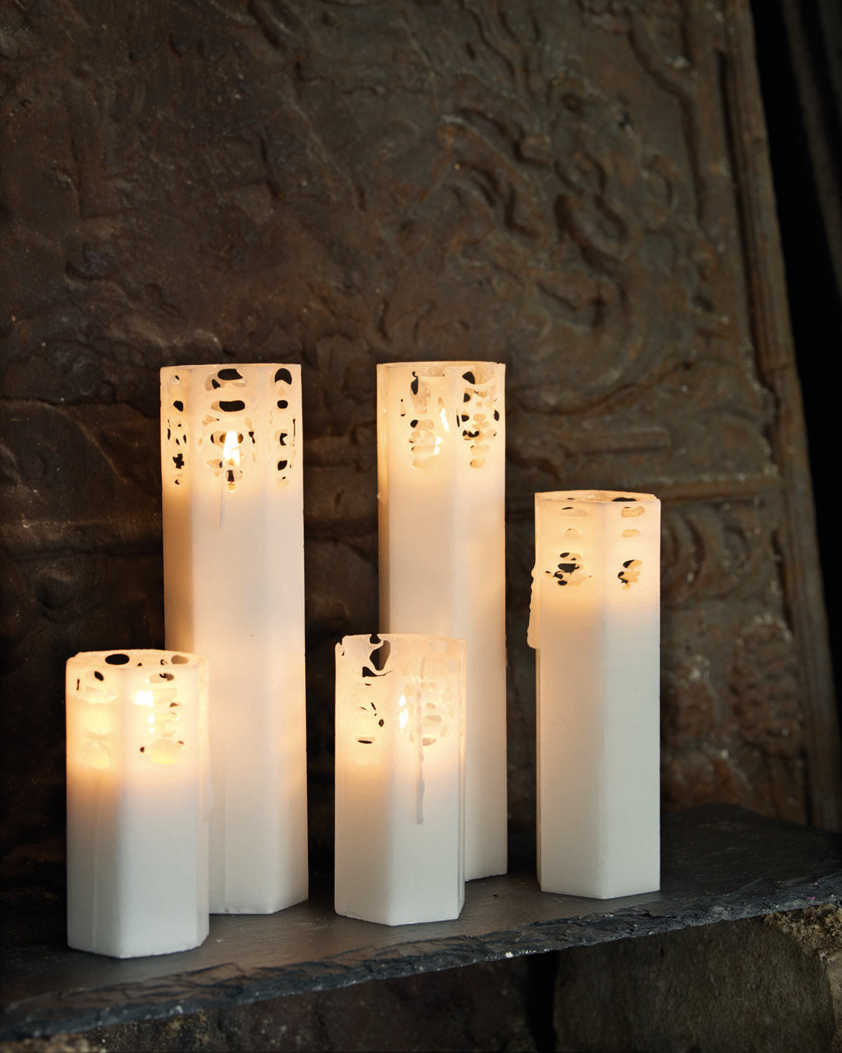 SPIDER Spindelvävsljus ⌀5x20 Vit Ljus Affari of Sweden