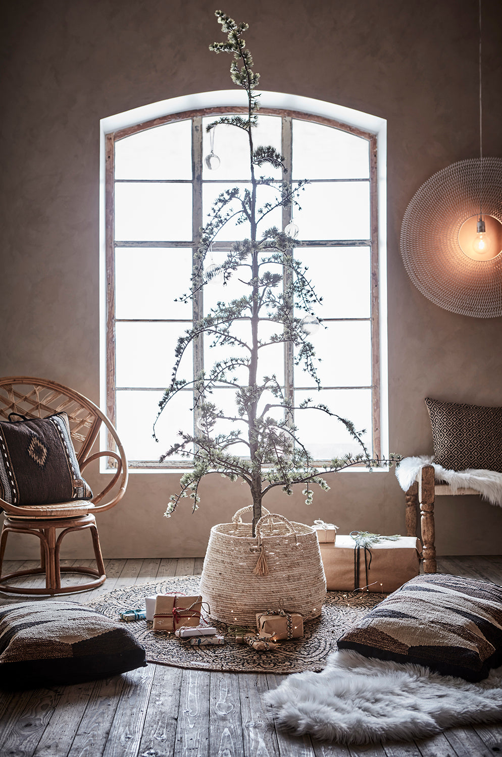 JUNI Matta M, Svart/natur Affari of Sweden