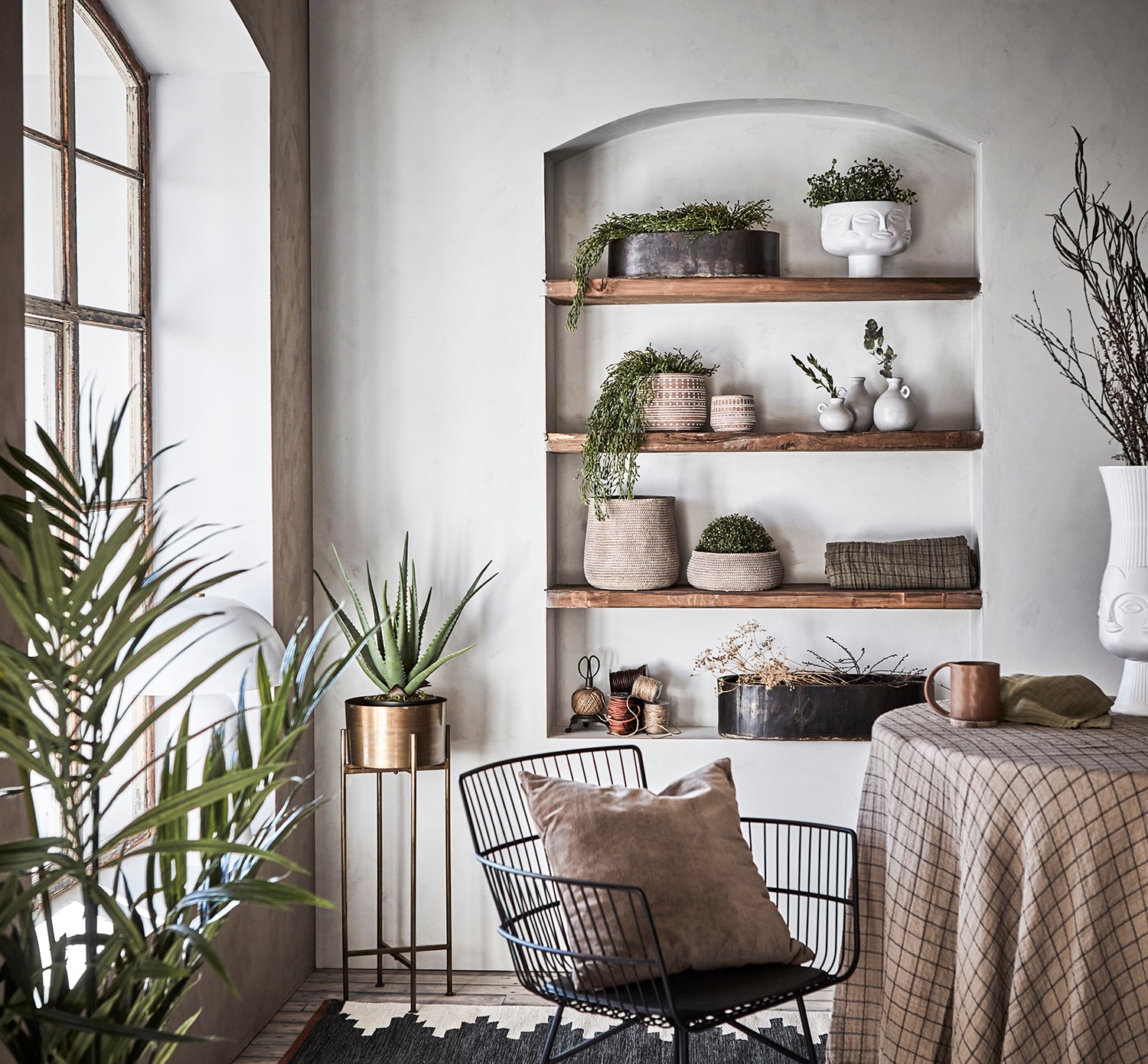 CAMILLE Kruka L, Beige Affari of Sweden